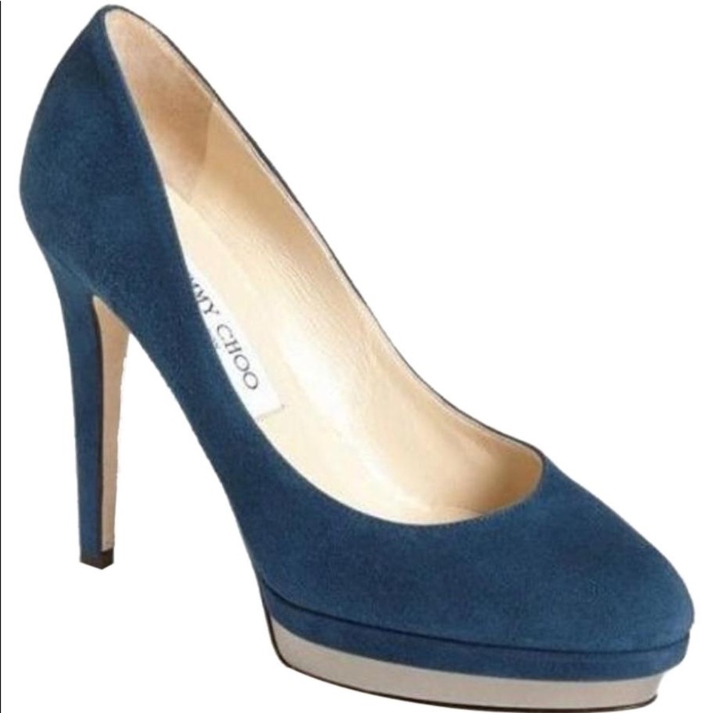 Jimmy Choo Talent Suede Pumps - blue